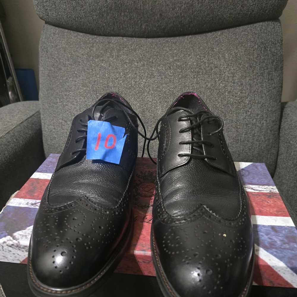 English Laundry Black Oxford Shoes